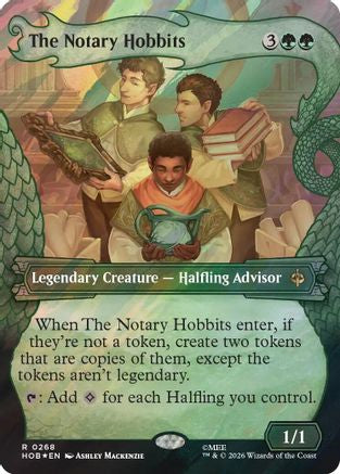The Notary Hobbits (Showcase) (Surge Foil) (HOB-268) - rare - Foil