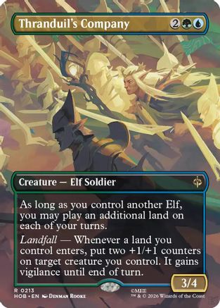 Thranduil's Company (Borderless) (HOB-213) - rare