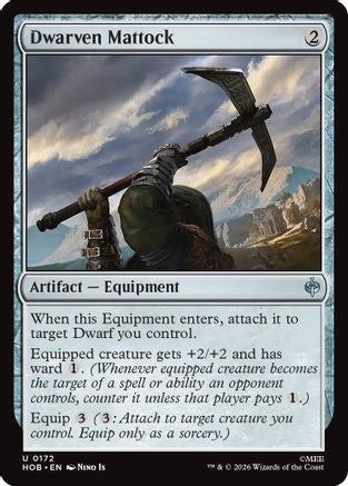 Dwarven Mattock (HOB-172) - uncommon