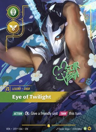 Shen - Eye of Twilight (Signature) (193*/166) - VEN - Showcase - Foil