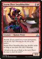 Storm Fleet Swashbuckler (RIX-117) - uncommon - Foil