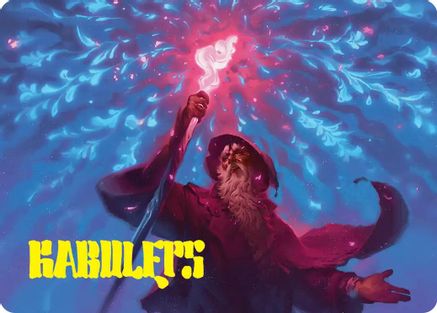 Wizard's Staff Art Card (Gold-Stamped Signature) (ASHOB-015) - special