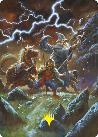 Call Forth the Tempest Art Card (Gold-Stamped) (ASHOB-033) - special