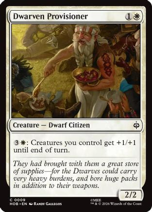 Dwarven Provisioner (HOB-009) - common