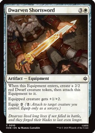 Dwarven Shortsword (HOB-010) - common - Foil