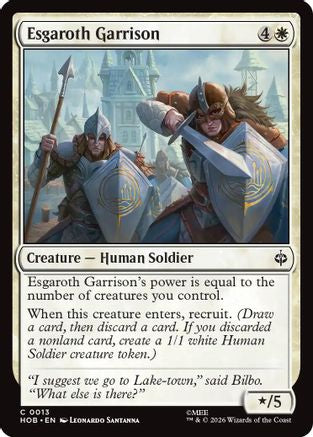 Esgaroth Garrison (HOB-013) - common - Foil