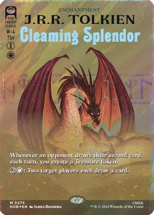Gleaming Splendor (Borderless) (Surge Foil) (HOB-275) - mythic - Foil