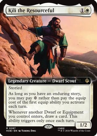 Kili the Resourceful (Extended Art) (HOB-287) - rare