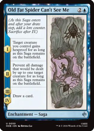 Old Fat Spider Can't See Me (HOB-050) - uncommon