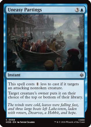 Uneasy Partings (HOB-058) - common - Foil