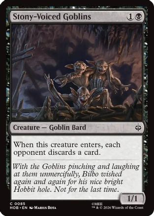 Stony-Voiced Goblins (HOB-085) - common - Foil