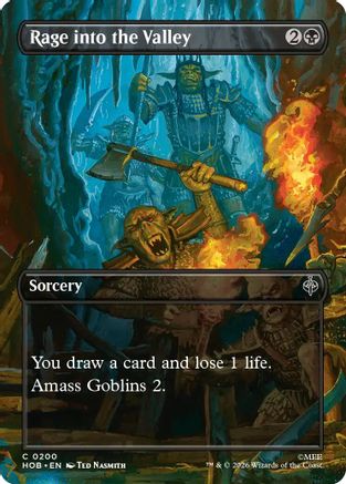 Rage into the Valley (Borderless) (HOB-200) - common - Foil