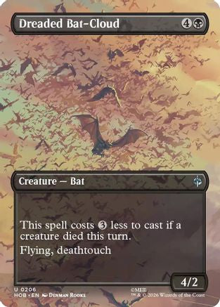 Dreaded Bat-Cloud (Borderless) (HOB-206) - uncommon