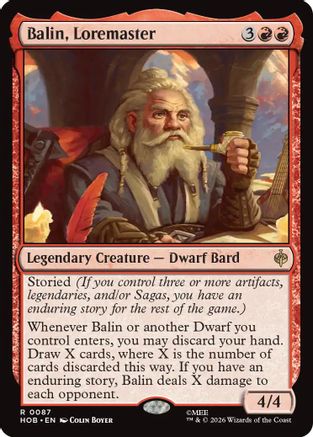Balin, Loremaster (HOB-087) - rare