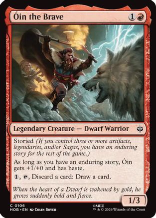 Oin the Brave (HOB-106) - common - Foil