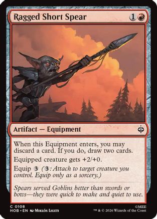 Ragged Short Spear (HOB-108) - common - Foil