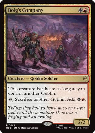 Bolg's Company (HOB-149) - rare - Foil