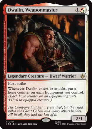 Dwalin, Weaponmaster (HOB-154) - rare
