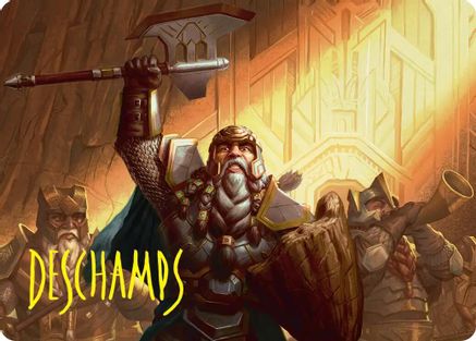 Thorin, Company's Leader Art Card (Gold-Stamped Signature) (ASHOB-047) - special