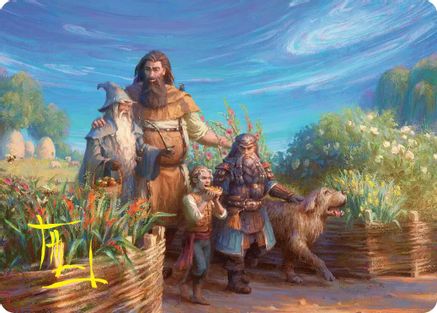 Beorn's Hospitality Art Card (Gold-Stamped Signature) (ASHOB-020) - special