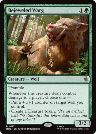 Bejeweled Warg (HOB-117) - rare - Foil