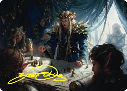 Thranduil the Strategist Art Card (Gold-Stamped Signature) (ASHOB-049) - special