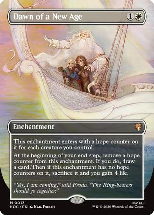 Dawn of a New Age (Borderless) (HOC-013) - mythic - Foil