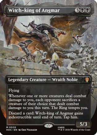 Witch-king of Angmar (Borderless) (HOC-020) - mythic