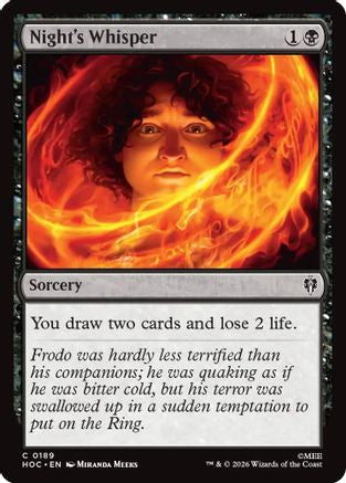 Night's Whisper (HOC-189) - common