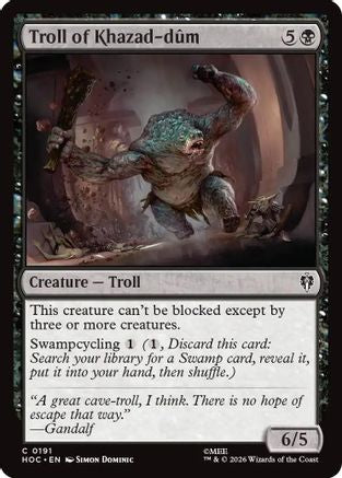 Troll of Khazad-dum (HOC-191) - common