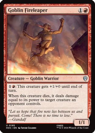 Goblin Fireleaper (HOC-195) - uncommon