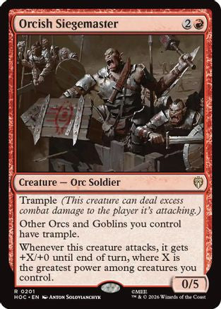 Orcish Siegemaster (HOC-201) - rare