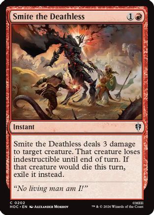 Smite the Deathless (HOC-202) - common