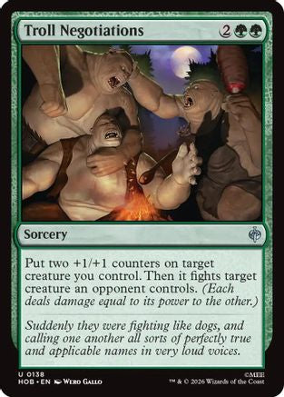 Troll Negotiations (HOB-138) - uncommon - Foil