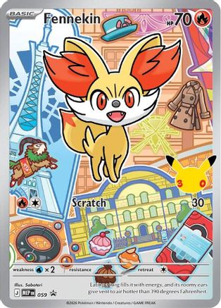 Fennekin (059) - MMEP  - Promo - Holofoil