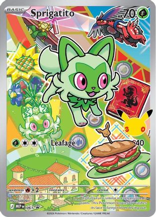 Sprigatito (061) - MMEP  - Promo - Holofoil