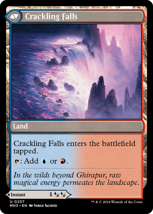 Rush of Inspiration // Crackling Falls (MH3-257) - uncommon