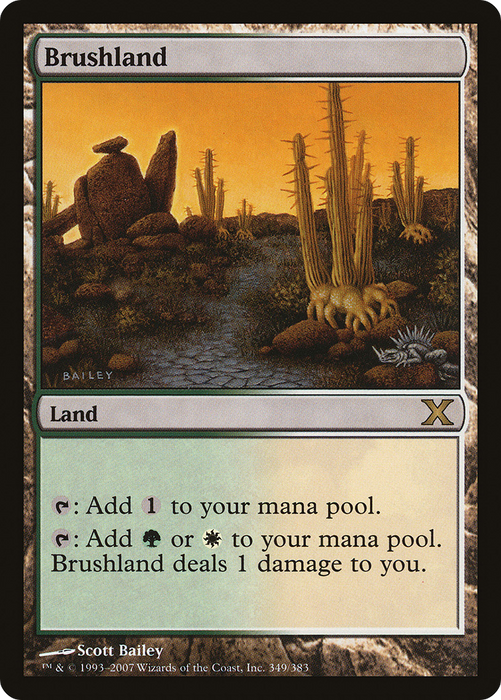 Brushland (10E-349) - rare - Foil