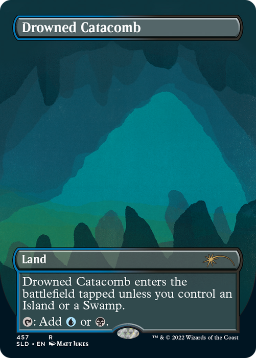 Drowned Catacomb (SLD-457) - rare (Borderless) - Foil