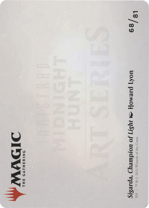 Sigarda, Champion of Light // Sigarda, Champion of Light (AMID-068) - common (Borderless) - Foil