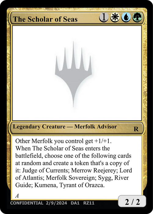 The Scholar of Seas (UNK-RZ11B) - rare