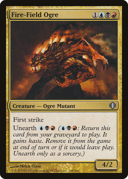 Fire-Field Ogre (ALA-168) - uncommon - Foil