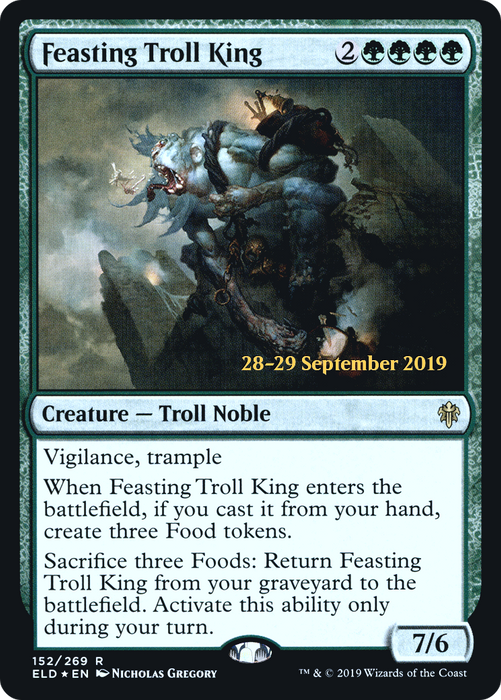 Feasting Troll King (PRE-152S) - rare - Foil