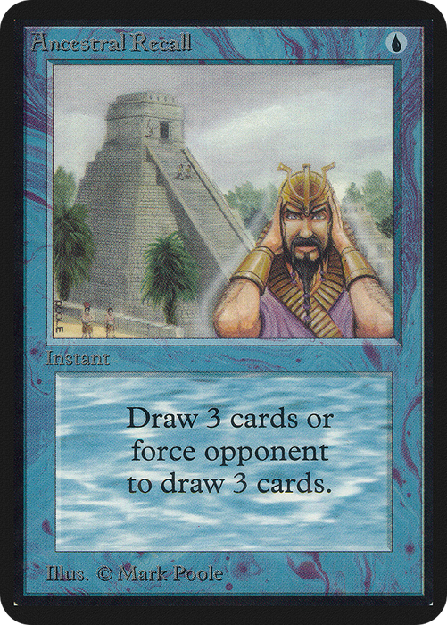 Ancestral Recall (LEA-047) - rare
