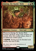 Anzrag, the Quake-Mole (MKM-186) - mythic