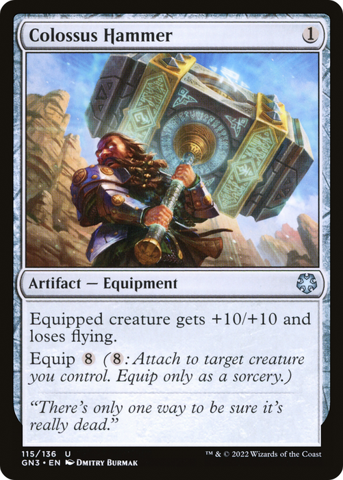 Colossus Hammer (GN3-115) - uncommon