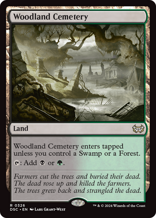 Woodland Cemetery (DSC-326) - rare