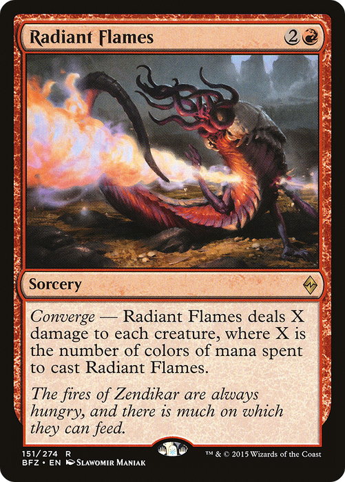 Radiant Flames (BFZ-151) - rare