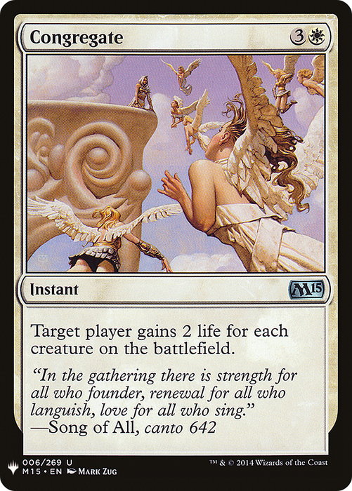 Congregate (LIST-M15-6) - uncommon