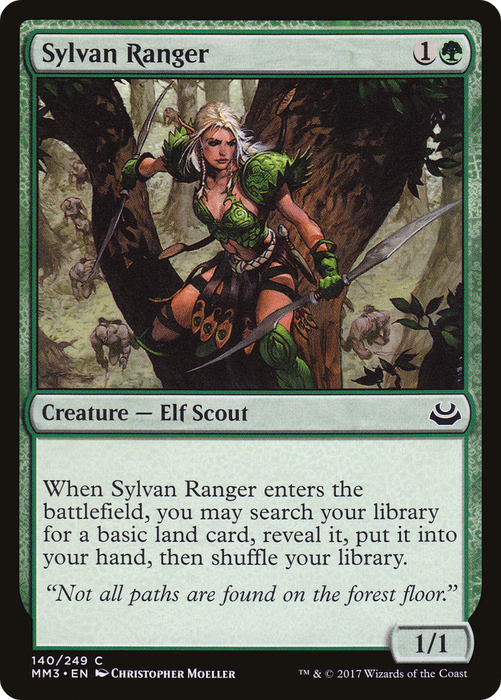 Sylvan Ranger (MM3-140) - common - Foil